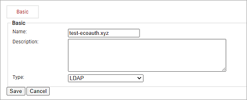 Screenshot of SecureW2, Identity Provider Name, Description, and Type configuration page